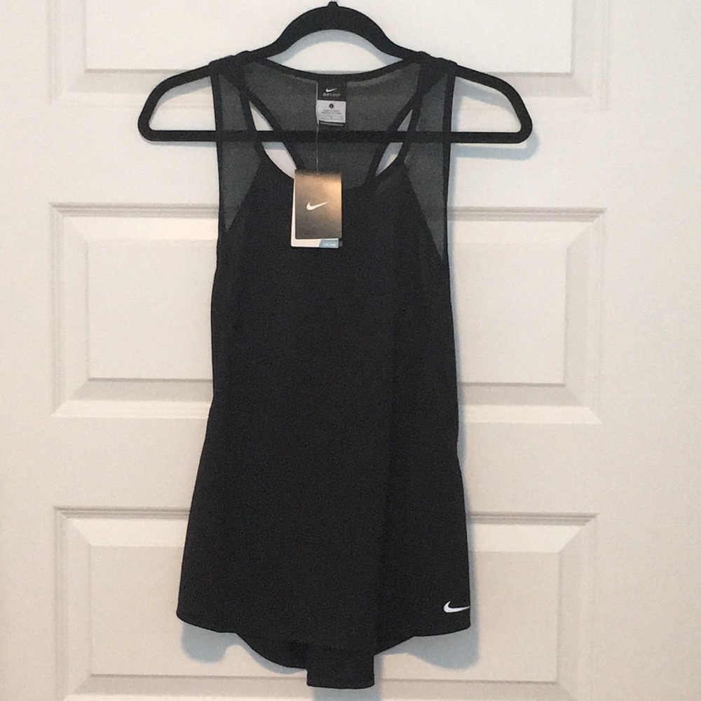 NWT NIKE Dri-Fit Stay Cool Black tank top